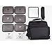 Performa Meal Prep Matrix 6 Meal Cooler Bag - Organized and Insulated 6 Lunch Prep Bag with Two Ice Packs and Shoulder Strap to Accommodate Your Daily Meal Prepping (Punisher)