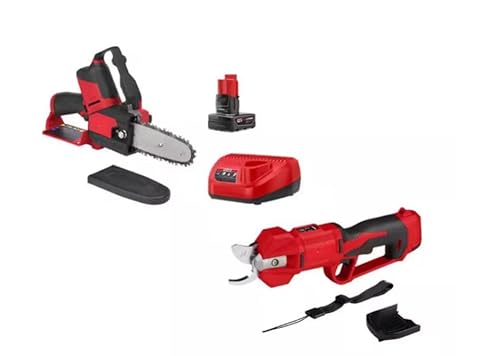 Compatible with Milwaukee 2534-20-2527-21 M12 12V Cordless Brushless Pruner Shears with M12 Pruning Saw HATCHET