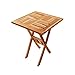 Produktbild SAM Teak-Holz Balkontisch Square, 60 x 60 cm, klappbar, für Balkon, Terrasse oder Garten