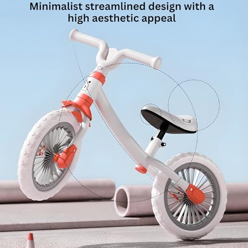 Image of Balance Bike for Safe, Durable, and Perfect for Learning Balance, No Pedal First Bicycle with Adjustable Seat and Handlebars , Ideal Training Bike for boys and girls 18 Month to 5 years (KB-191 Red)