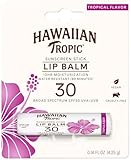 Hawaiian Tropic Lip Balm Sunscreen Stick, SPF 30, 0.14oz - Pack of 10