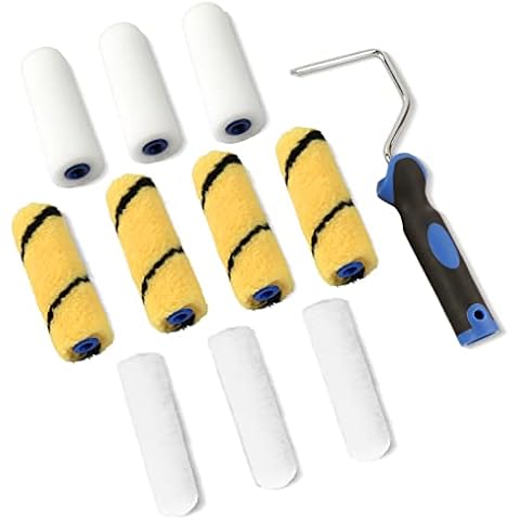 Juego de rodillos de pintura de espuma de alta densidad de 4 pulgadas Cover