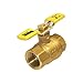 1 inch Threaded Full Port Ball Valve with Stainless Steel Wing