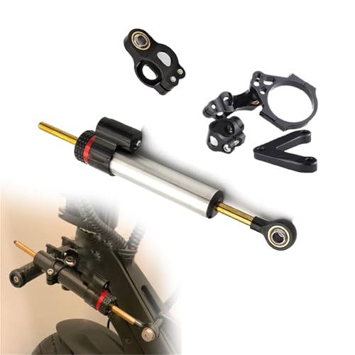 Amortisseur de direction réglable CNC pour Ducati 848 kit de stabilisation premium argent