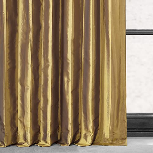 Hpd Half Price Drapes PTCH-BO404-96 Blackout Curtains For Bedroom & Living Room - Faux Silk Taffeta Blackout Curtain 50 X 96  thumb #4