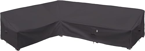 Miniatura 11 de Funda de sofá modular resistente para exteriores, funda impermeable 600D para sofá modular de patio, protector de muebles de patio