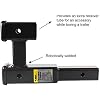 MAXXHAUL Dual Hitch Extension for 2 Inch Receiver, Tow Trailer and Carry Hitch Accessories, 5000 lb Capacity, 2 x 2 Class III/IV Compatible (50248)