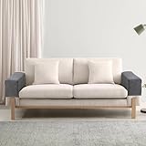 CECOMBINE 2Pcs Armrest Chair Covers, Stretch Fabric Armchair Couch Armrest Anti-Slip Chair Covers, Thickening Sofa Chair Arm Caps for Chair, Furniture Protector, Couches Recliner (Dark grey) - Image 5