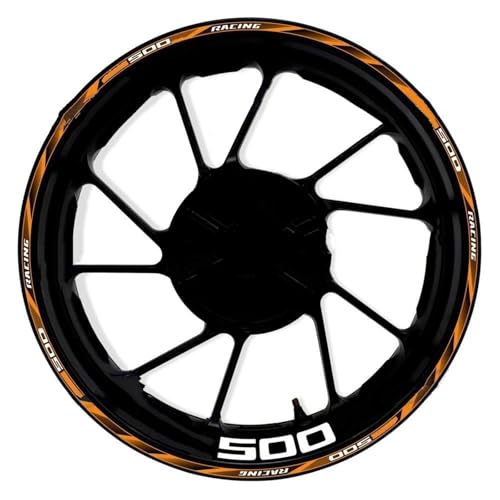 Autocollants réfléchissants de moyeu pour moto CB500F 17 pouces