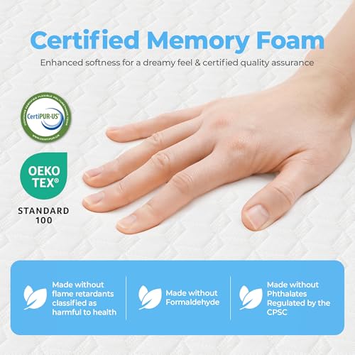 Image of Neo Sleep 10 Inch King Cooling Gel Memory Foam Mattress, Medium Feel Comfort & Support with Pressure Relief, Breathable Memory Foam, CertiPUR-US Certified, Mattress in a Box (King, 10 in)