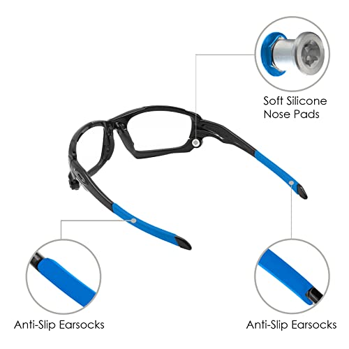 Image of BLAZERBUCK Replacement Earsocks & Bolt for Oakley Jawbone /Racing Jacket /Split Jacket Sunglasses - Light Blue