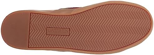 Lauren Ralph Lauren Women's Janson Sneakers, SNW WHT/VNTG BRGN/BTNC GRN, 11 | Image 3