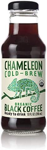 Chameleon Cold Brew Organic Ready-To-Drink Coffee, Black, 10 oz