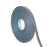 NOZUONO Elastic Silver Iron On Reflective Heat Transfer Vinyl Film (0.4 Inch x 50 Yard)