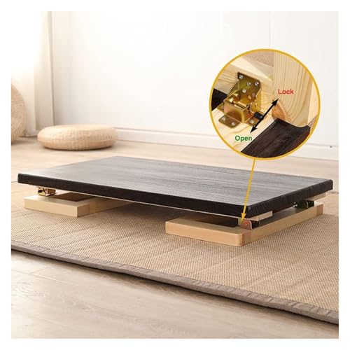 Table basse japonaise pliante table d'appoint zen et tatami - 5