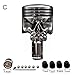 BNMGH Shift Knob Made from Motorcycle Piston, Stainless Steel Skull and Crossbones Shape Shifter Stick Knob Car Shift Head Shifting Lever Handle Fit Most Automatic Manual Vehicle 2022 New(A)