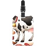 Gepäckanhänger Kuh und Fleischprodukte Leder Reisekoffer Etiketten 1 Packungen