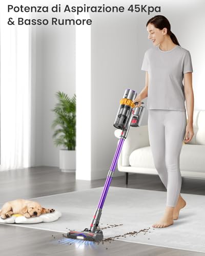 Hoover HF410P 011 Aspirapolvere Elettrica Senza Fili Verde 240W