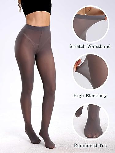 Image of SOUTHRO 80 Denier Opaque Tights for Women, High Waist Nylon Pantyhose