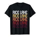 Rice Lake, WI | Vintage Style Wisconsin T-shirt