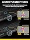 EZDIY-FAB Shield PCIe 5.1 GPU Stromadapter-12VHPWR/12V2x6 16Pin Rechtwinkliger Adapter für 12+4pin RTX 3090Ti 4070Ti 4080 4090 GPU,Rechter 90 Grad Winkel-RVS Typ,Schwarz,1Pack