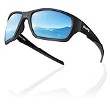 SOL PRO Polarized Riding Sunglasses Foam Padded Wraparound Fit Men Women Motorcycle Driving Running Cycling Fishing
