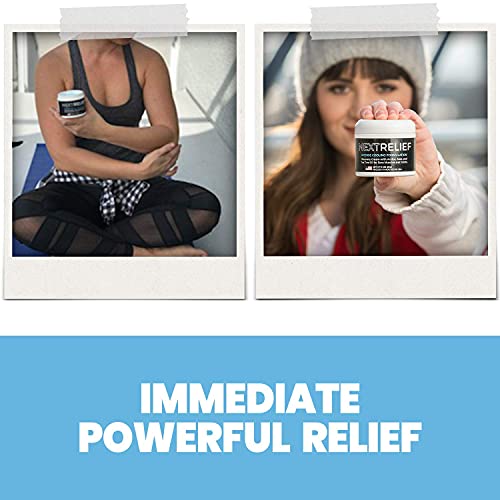 Nextrelief Cooling Pain Relief Cream - [3 Oz] Usa Made With Arnica, Aloe, Tea Tree Oil, & More - Feels Great On Muscles And Joints - Use For Soreness, Aches, Inflammation, Arthritis, & More #TOP3