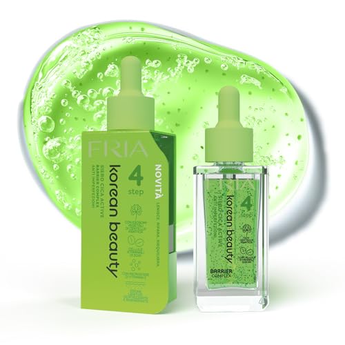 Fria Korean Beauty Siero Viso Anti Imperfezioni con Centella Asiatica, Formula Innovativa con Mycrosfere di Mannitolo, Dermatologicamente Testato, Confezione da 30ml