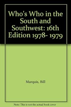 Hardcover Who's Who in the South & Southwest, 1978-1979 Book