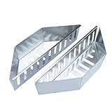 Generico Cestello da Griglia A Carbone - Set 2 Pezzi Scatola Robusta e Resistente al Calore,Cestello per Fuoco,per BBQ Barbecue Campeggio All