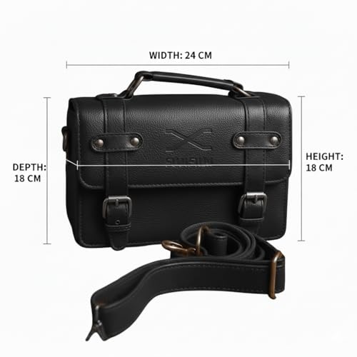 Image of TEKTONIC Camera Shoulder Bag for Fujifilm X Series | Compact Protective Carry Case for X100V, X-T30 II, X-S20, X-E4 & More | Water-Resistant Travel Camera Bag with Adjustable Strap