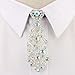 HUJIUTUO Stylish Rhinestones Bows Tie Fashion Personality Neckties Short Luxurious Tie for Wedding Party Accessory