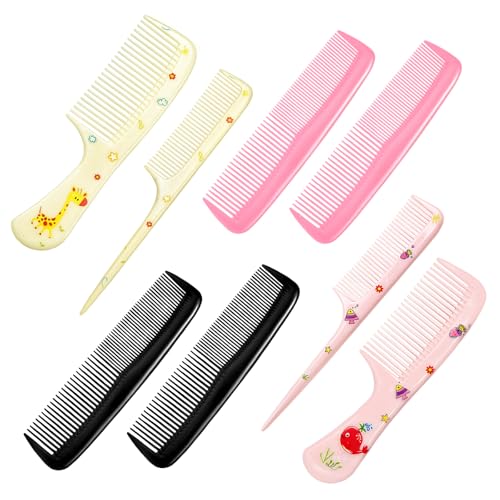 Set de Peines Para Bebés Niñas 8 Piezas Mini Plástico miniatura 1