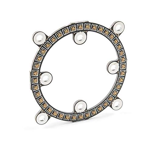 SparkFun LuMini LED Ring - 2 Inch, 40 x APA102-2020 - Addressable RGB LEDs - Chainable 2-Wire Data/Clock - 5V Pads - Detachable Mounting Tabs