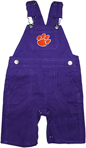 Creative Knitwear Clemson Tigers Baby Overalls