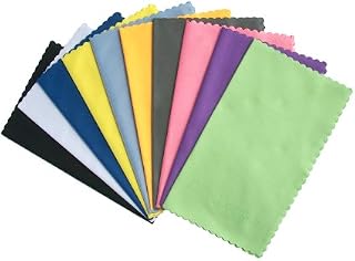 ColorYourLife 10-Pack Microfiber Cleaning Cloths for Smart phones, Laptops, Tablets, Lenses, LCD Monitor