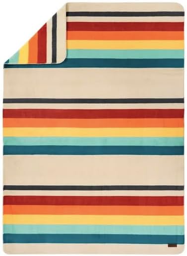 Ultra Soft Sherpa Fleece Plush Throw 50" x 70" (Mount Foraker)