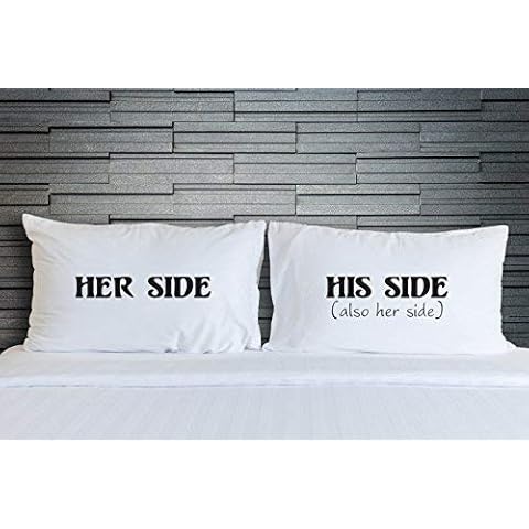 Wall Smart Designs His and Her Pillowcases thumbnail