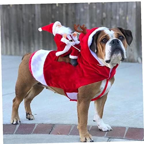 Weihnachts Hundekostüm Mit Nikolausmütze – Lustiges Outfit Für Haustiere | Halloween & Party