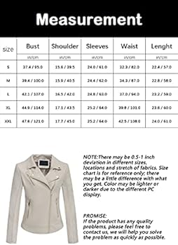 Giolshon dames kunstleren jas, zip-up motorfiets korte PU moto biker jas getailleerde slanke uitloper 1702021 zwart L