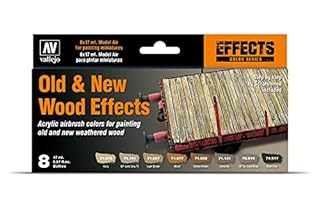 Vallejo Model Air Acrylic Paint for Wood, Matte Finish, 18 ml, Airbrush Compatible for Modeling and Miniatures