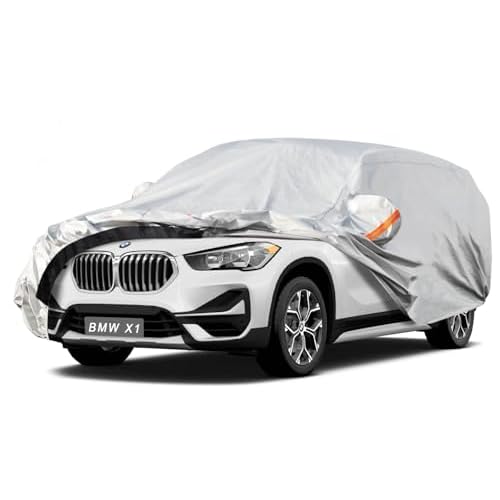6 Layer SUV Car Cover Custom Fit BMW X1 (2010-2025) Waterproof All Weather, Heavy Duty Outdoor Snow Sun Rain Uv Protection (Ships from US Warehouse, D