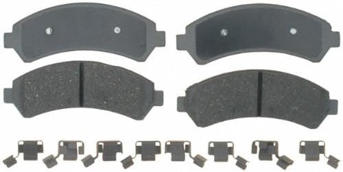 ACDelco Silver 14D726CH Ceramic Front Disc Brake Pad Set with Hardware