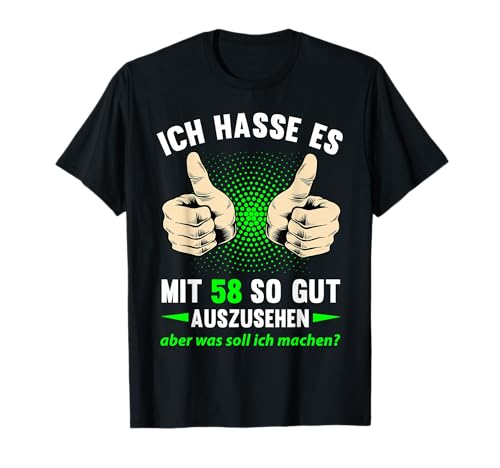 58. Geburtstag Mann Frau 58 Jahre 1967 Deko Lustig Geschen T-Shirt