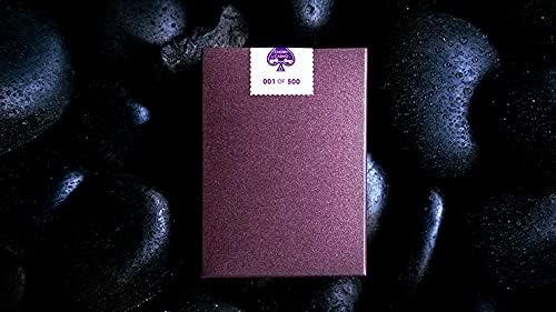 KOOMA Cherry Casino House Deck Fremonts Playing Cards (Desert Inn Purple) & Clear Protective Playing Cards Case