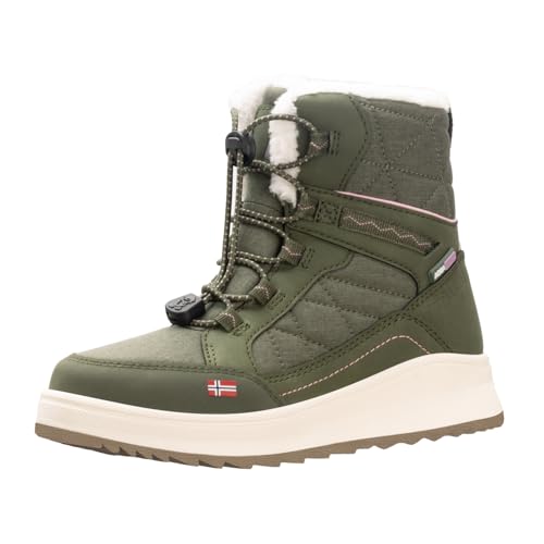 Trollkids Girls Arendal Winter Boots XT 34, olive