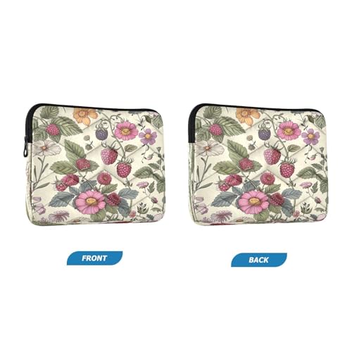 Funda para portátil 13-14 pulg impermeable patrón frambuesas miniatura 2