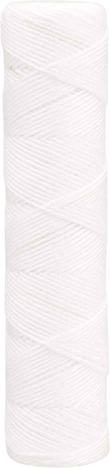 CFS 1 Pack String Wound Sediment Water Filter Cartridge Compatible with 10 Filter Housing Models Removes Bad Taste
