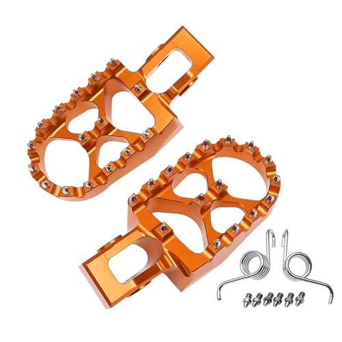 �o�C�N�̃y�_�� SX SXF EXC EXCF XC XCF XCW �ɓK�� Husqvarna TX FX TC FC �K�X 2017-2023 �t�b�g�y�O�y�_���ɓK��(Orange)