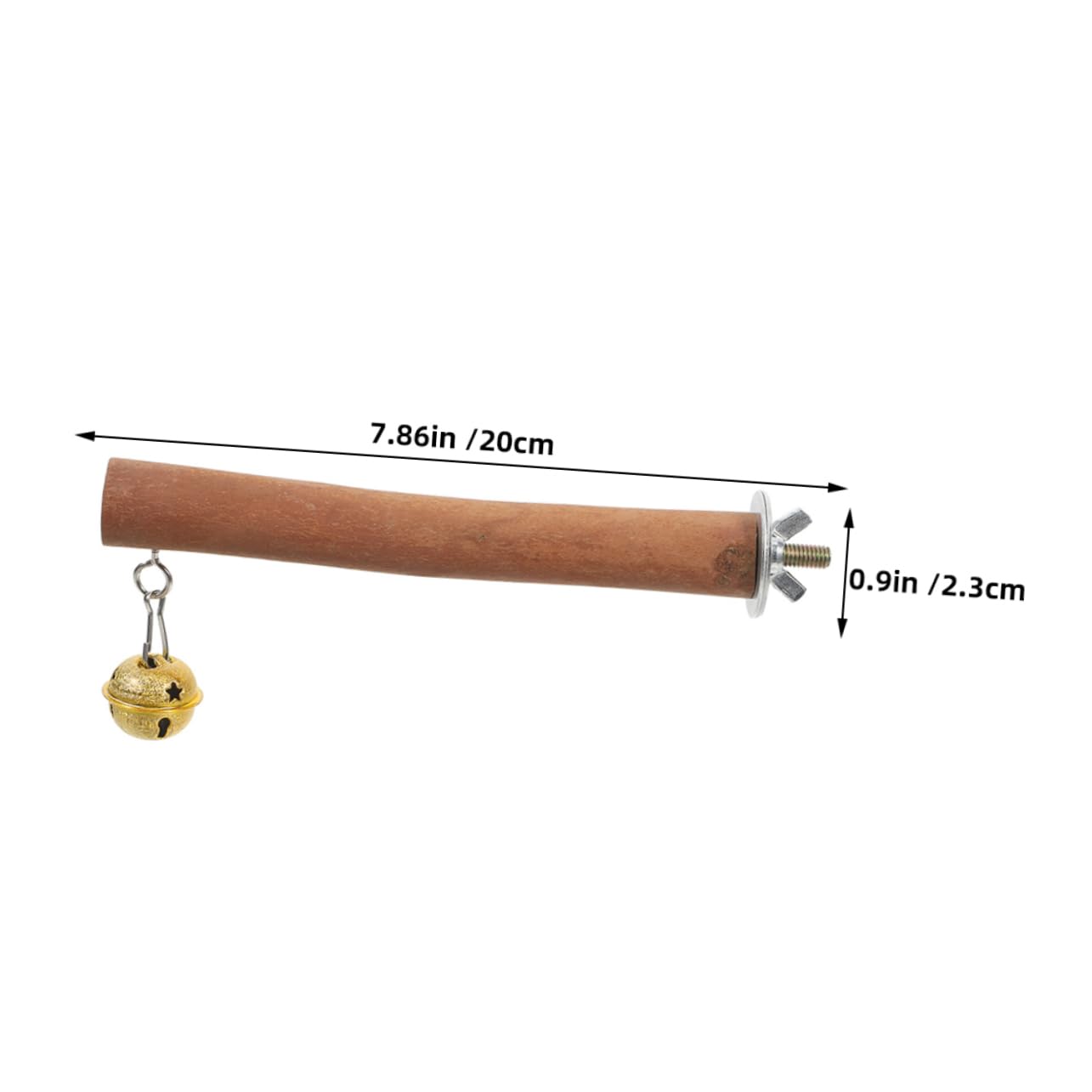 HAPINARY Bird Perch Stand for Parrots Comfortable Activity Holder Easy Installation Birdcage Accessory Engaging Playground for Parakeets Cockatiels and Budgies